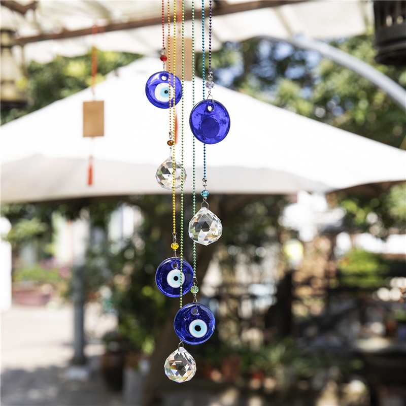 Crystal Evil Eye Wind Chime Crystal Evil Eye Wind Chime