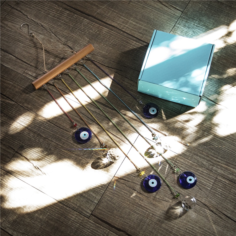 Crystal Evil Eye Wind Chime Crystal Evil Eye Wind Chime