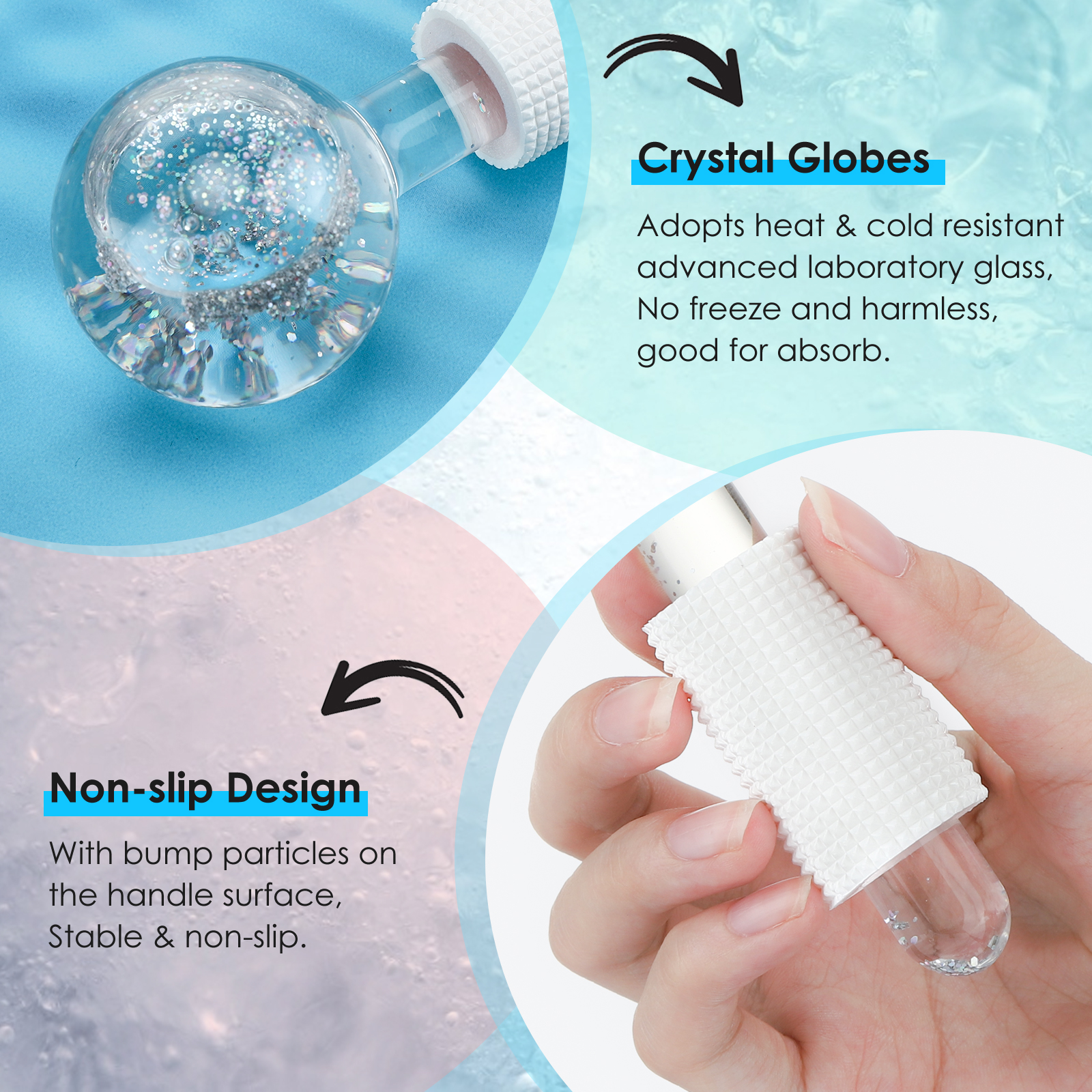 Crystal Globe Cooling Face Roller Crystal Globe Cooling Face Roller