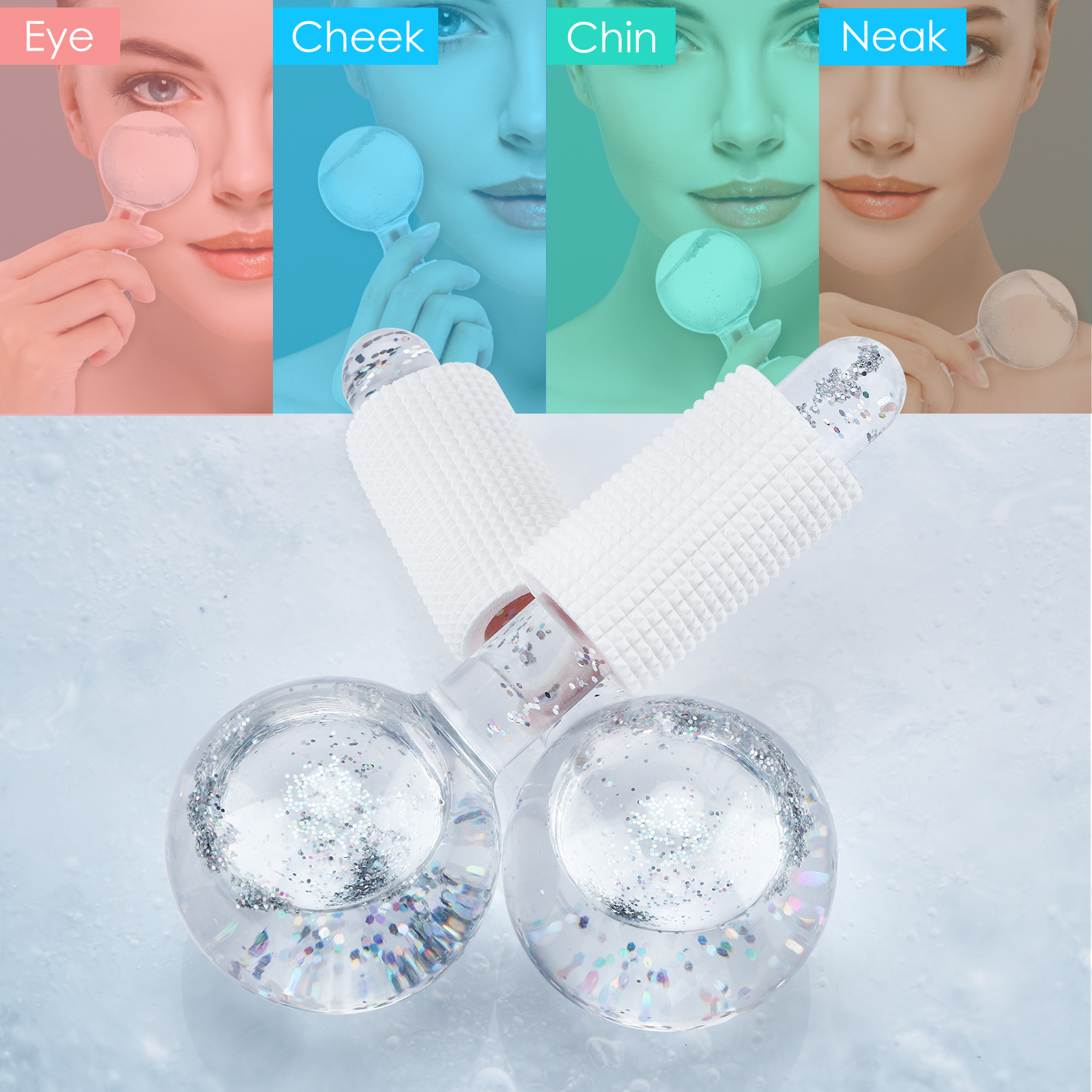 Crystal Globe Cooling Face Roller Crystal Globe Cooling Face Roller