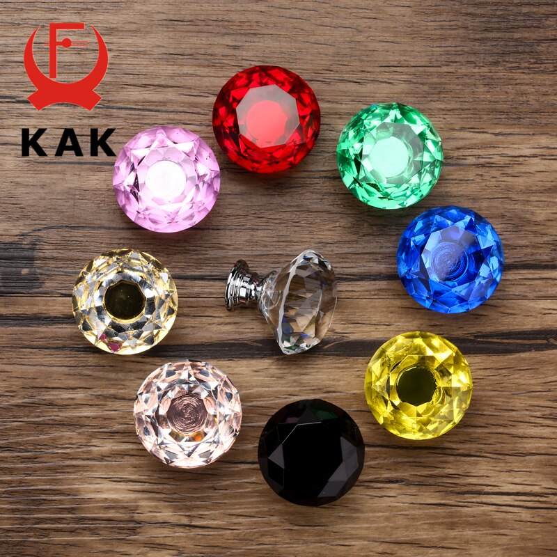 Crystal Knob Cabinet Handle Decor