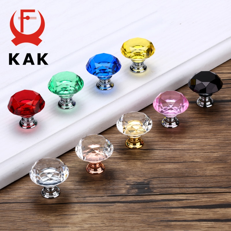 Crystal Knob Cabinet Handle Decor