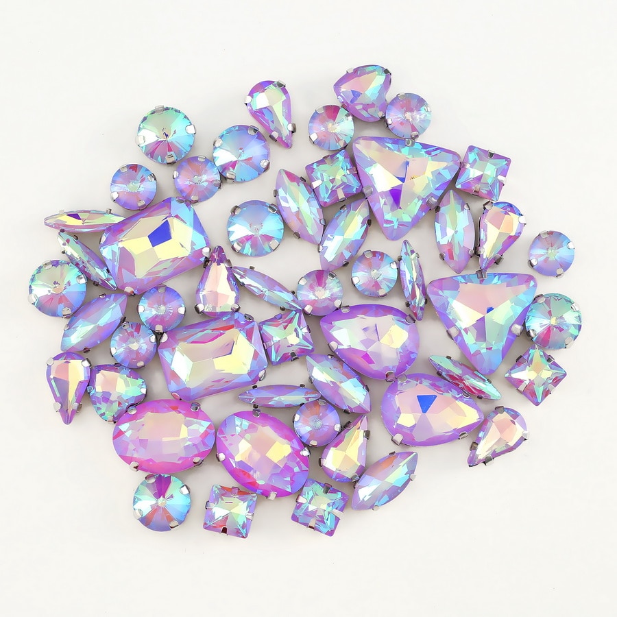 Crystal Rhinestones Flatback Jewels 50pcs/pack Crystal Rhinestones Flatback Jewels 50pcs/pack