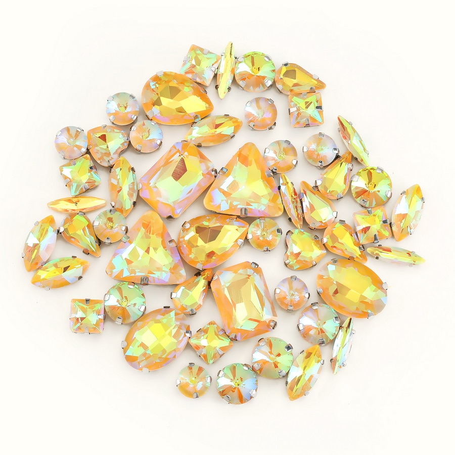 Crystal Rhinestones Flatback Jewels 50pcs/pack Crystal Rhinestones Flatback Jewels 50pcs/pack