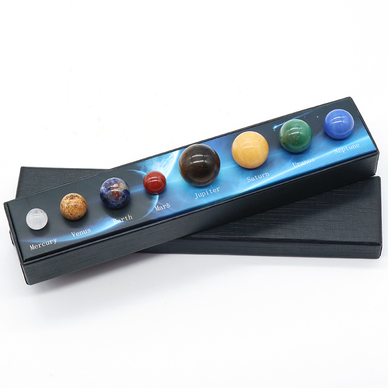 Crystal Solar System Planetary Gemstones (8pcs)