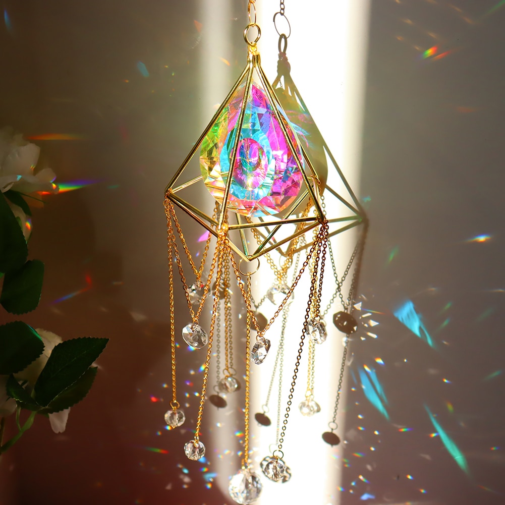 Crystal Suncatcher Wind Chimes