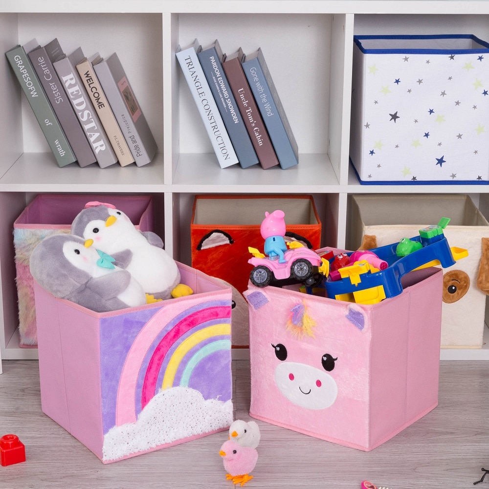 Cube Storage Bin Cartoon Designs Cube Storage Bin Cartoon Designs