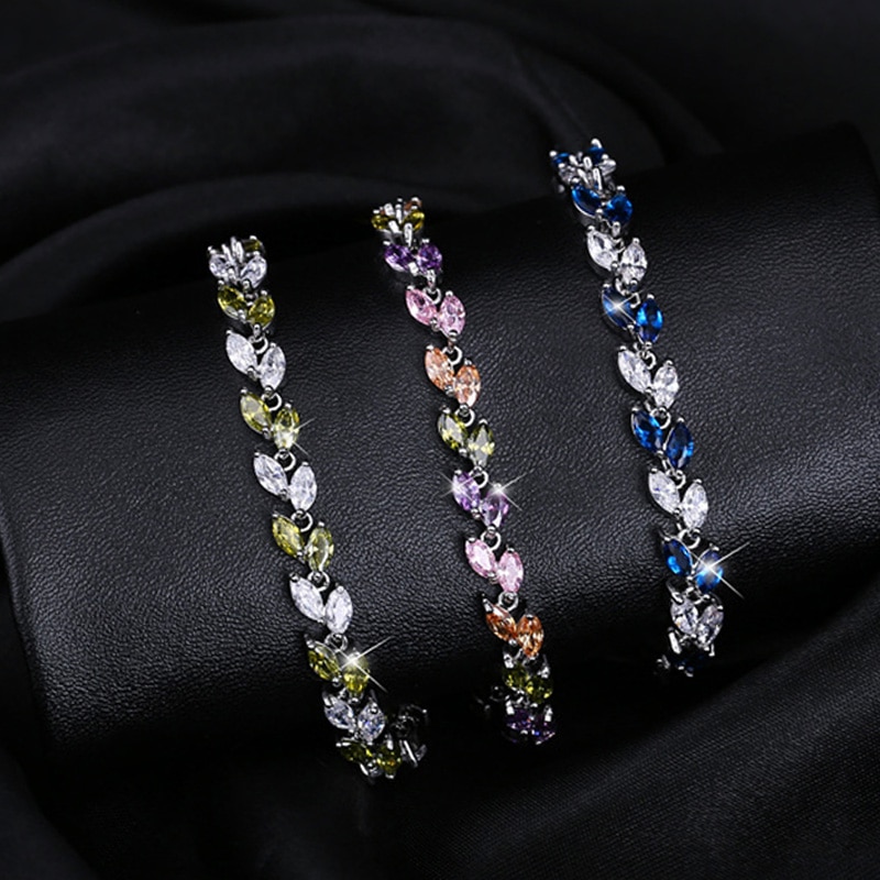 Cubic Zirconia Crystal Bracelets Cubic Zirconia Crystal Bracelets
