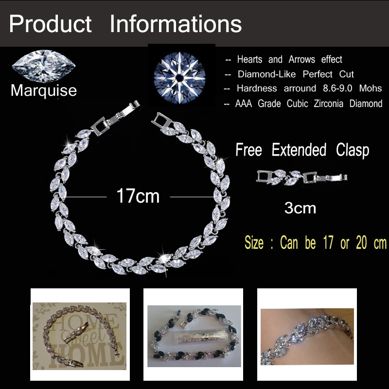 Cubic Zirconia Crystal Bracelets Cubic Zirconia Crystal Bracelets