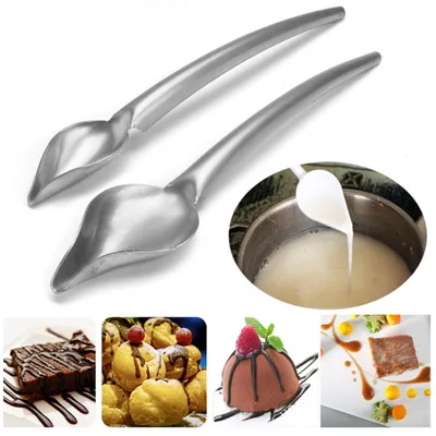 Culinary Sauce Spoon for Dish Presentation (2 pcs)