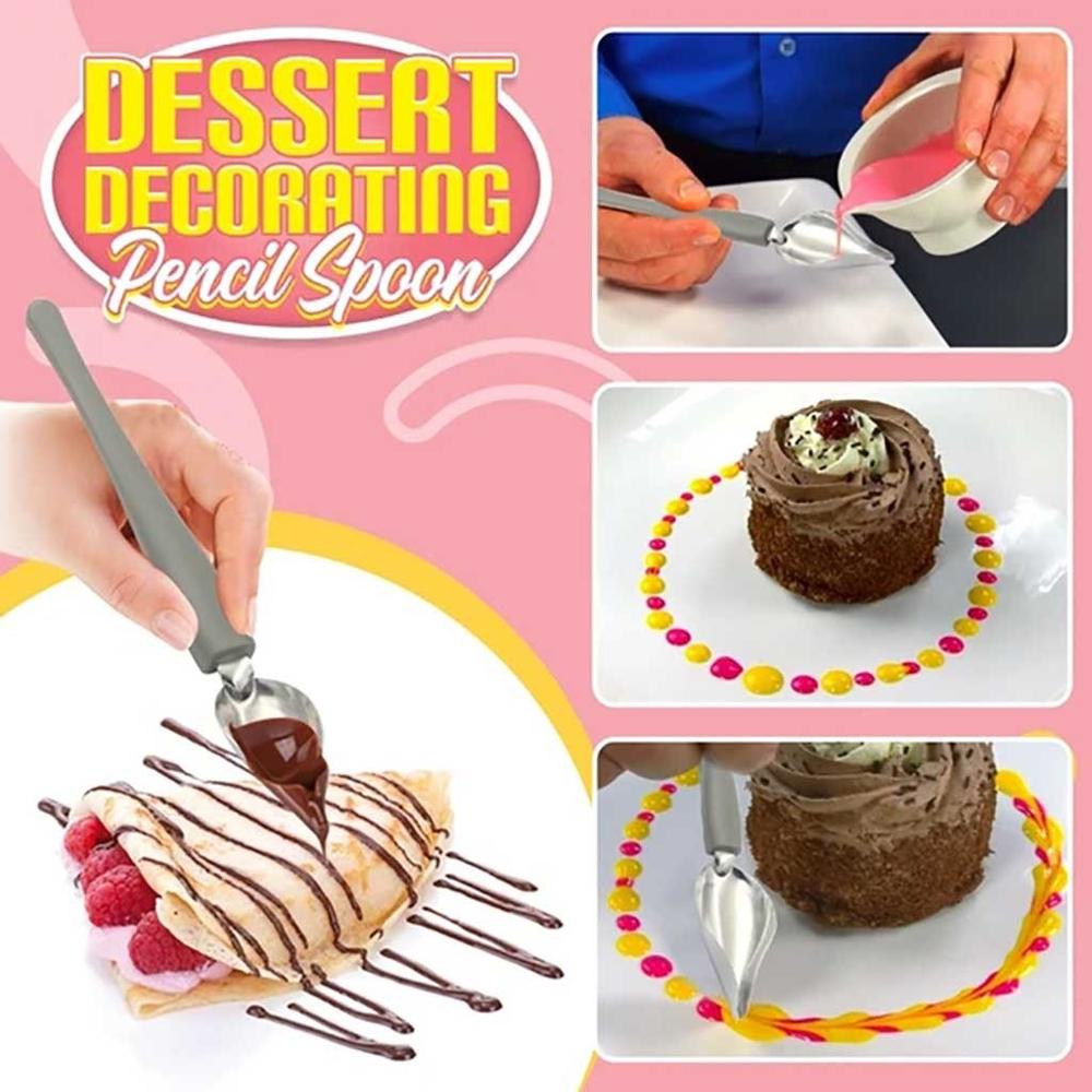 Culinary Sauce Spoon for Dish Presentation (2 pcs)