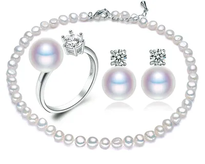 Cultured Pearl Jewelry Set