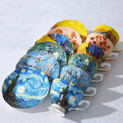 Cup and Saucer Set with Teaspoon Cup and Saucer Set with Teaspoon