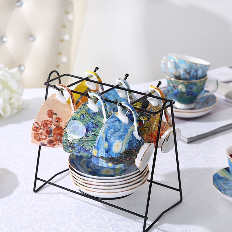 Cup and Saucer Set with Teaspoon Cup and Saucer Set with Teaspoon