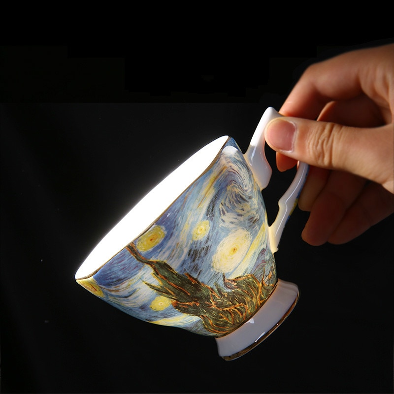 Cup and Saucer Set with Teaspoon Cup and Saucer Set with Teaspoon