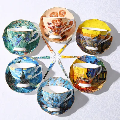Cup and Saucer Van Gogh Tea Set Cup and Saucer Van Gogh Tea Set
