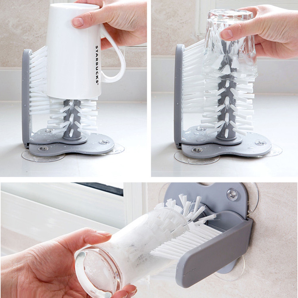 Cup Cleaner for Sink with Suction Cups Cup Cleaner for Sink with Suction Cups