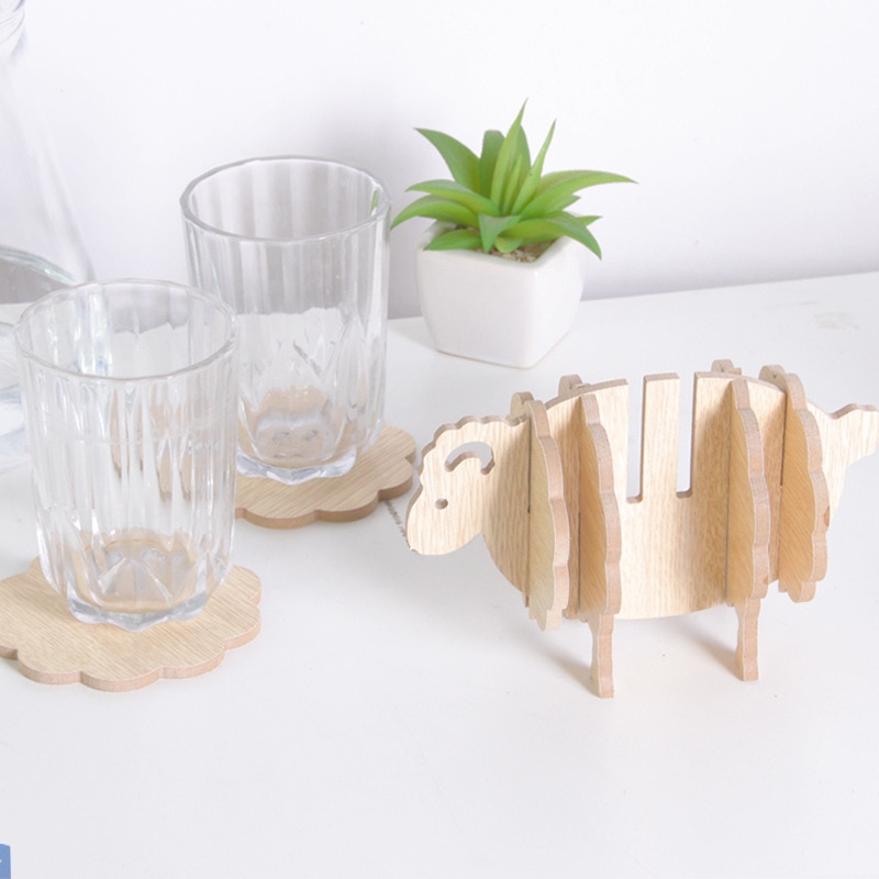 Cup Coaster 6PC Wooden Coasters Cup Coaster 6PC Wooden Coasters