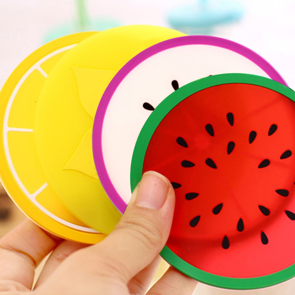 Cup Coaster for Table with Fruit Shape