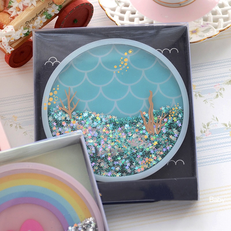 Cup Placemat With Quicksand Design Cup Placemat With Quicksand Design