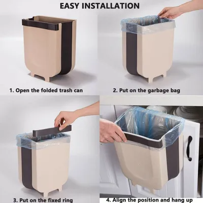 Cupboard Bin Foldable Trash Can Cupboard Bin Foldable Trash Can
