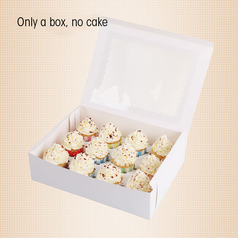 Cupcake Boxes 5pcs Kraft Storage Cupcake Boxes 5pcs Kraft Storage