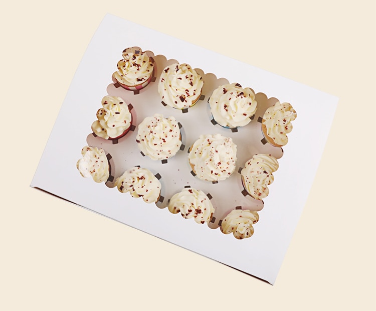 Cupcake Boxes 5pcs Kraft Storage Cupcake Boxes 5pcs Kraft Storage