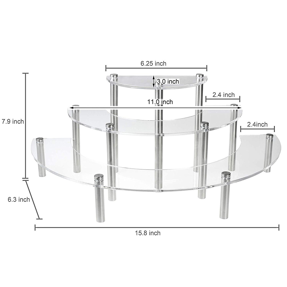 Cupcake Tier Acrylic Material Cupcake Tier Acrylic Material