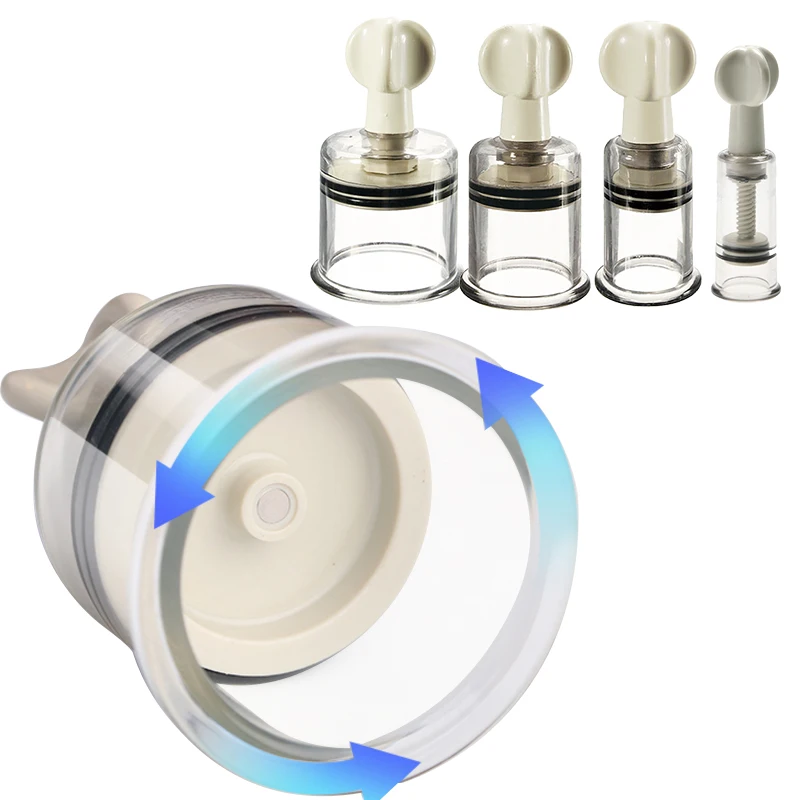 Cupping Device Vacuum Cupping Set Suction Cups Massage Physiotherapy Jars Manual Rotating Cupping Anti Cellulite