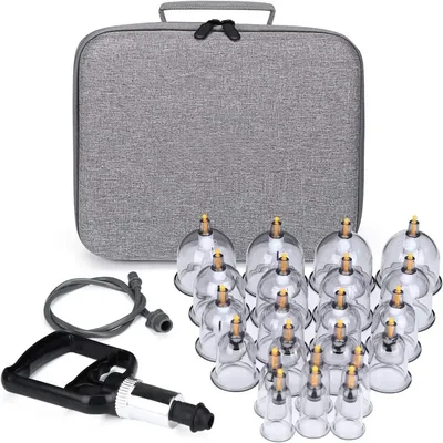 Cupping Therapy Set Vacuum Cupping Set Suction Cups Massage Physiotherapy Jars Chinese Medicine Anti Cellulite For Body Cupping Therapy Set Vacuum Cupping Set Suction Cups Massage Physiotherapy Jars Chinese Medicine Anti Cellulite For Body