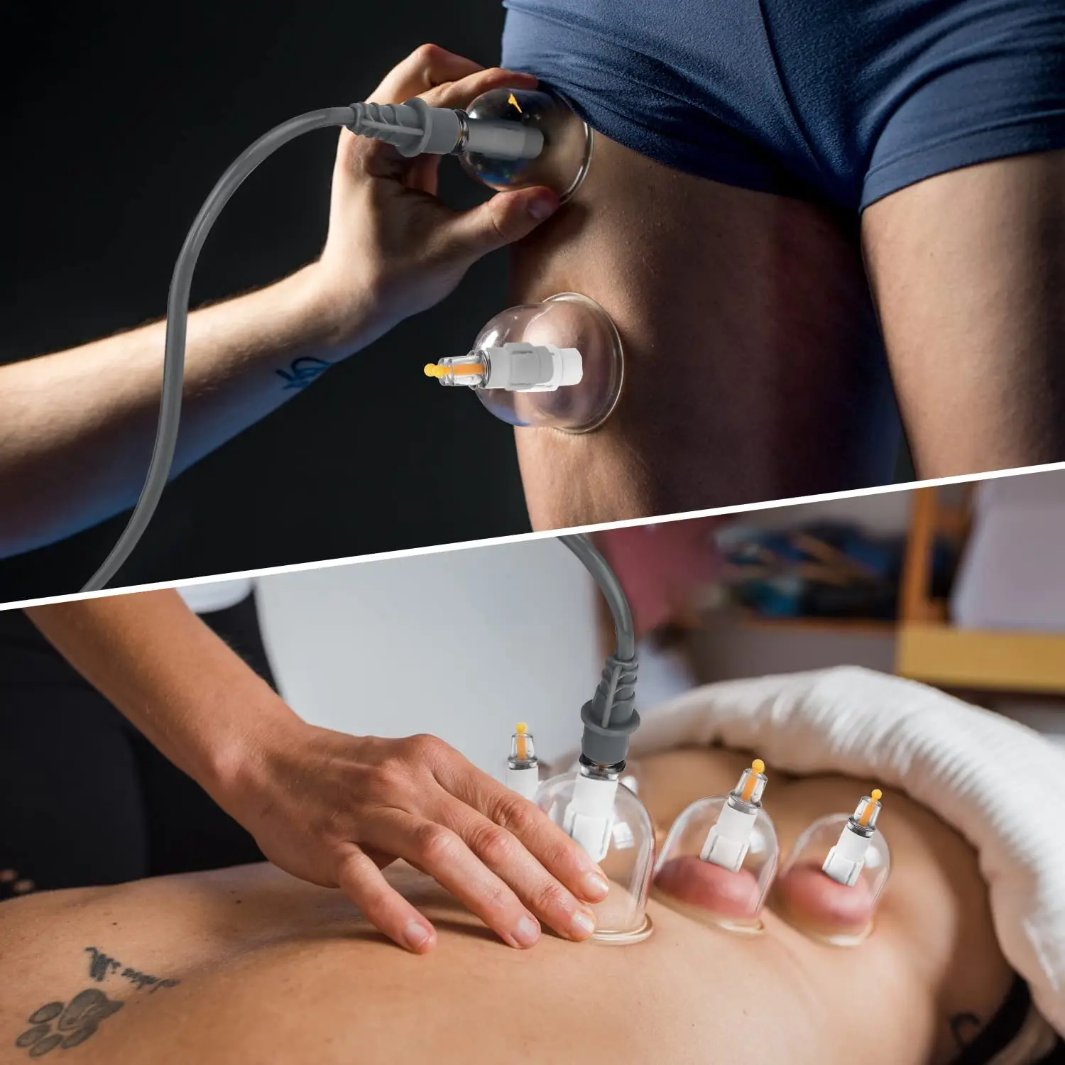 Cupping Therapy Set Vacuum Cupping Set Suction Cups Massage Physiotherapy Jars Chinese Medicine Anti Cellulite For Body Cupping Therapy Set Vacuum Cupping Set Suction Cups Massage Physiotherapy Jars Chinese Medicine Anti Cellulite For Body