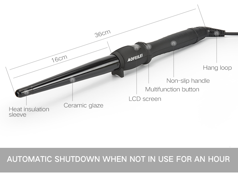 Curling Iron Hair Wand Styling Tool Curling Iron Hair Wand Styling Tool
