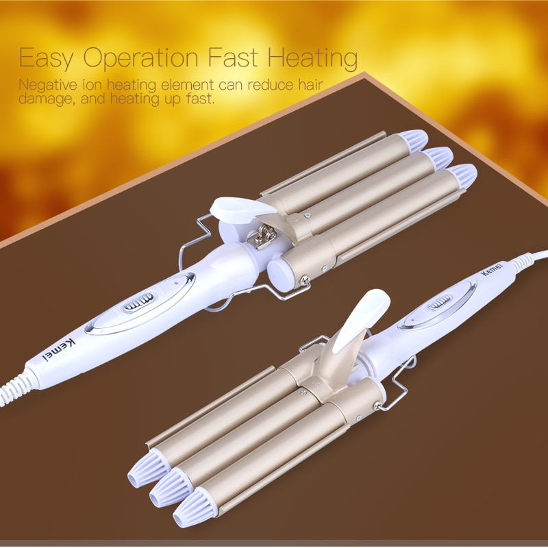 Curling Wand Triple Barrel Hair Curler Curling Wand Triple Barrel Hair Curler