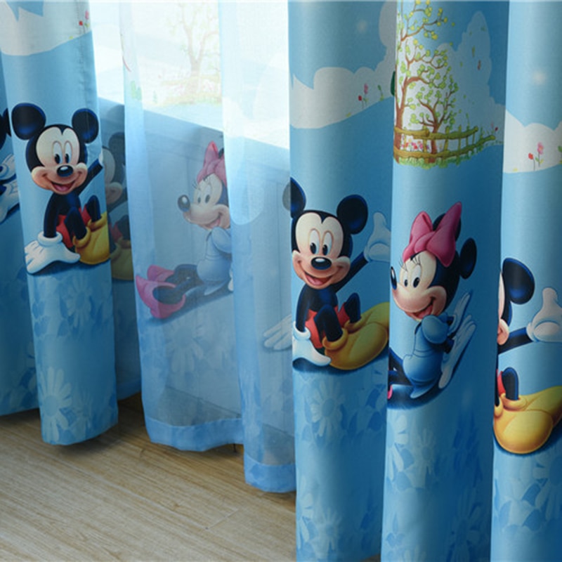 Curtain For Kids Room Cartoon Design