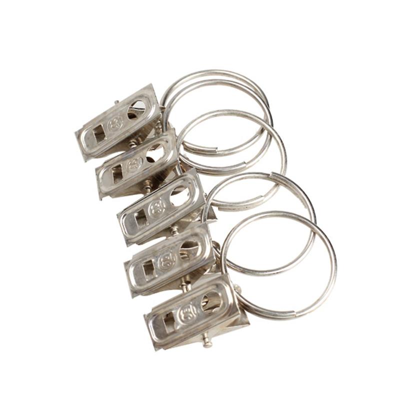 Curtain Rings with Clips 20PC Set Curtain Rings with Clips 20PC Set