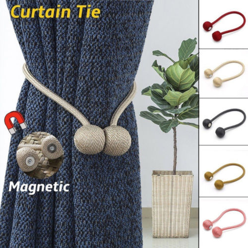 Curtain Tie Backs Magnetic Pearl Ball