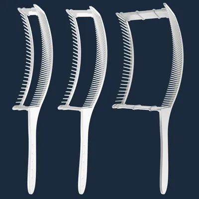 Curved Positioning Comb Heat-resistant Haircut Clipper Blending Comb For Professional Salon Barber Hairdresser Tools Curved Positioning Comb Heat-resistant Haircut Clipper Blending Comb For Professional Salon Barber Hairdresser Tools