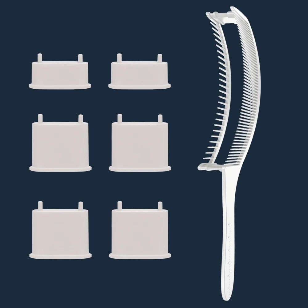 Curved Positioning Comb Heat-resistant Haircut Clipper Blending Comb For Professional Salon Barber Hairdresser Tools Curved Positioning Comb Heat-resistant Haircut Clipper Blending Comb For Professional Salon Barber Hairdresser Tools