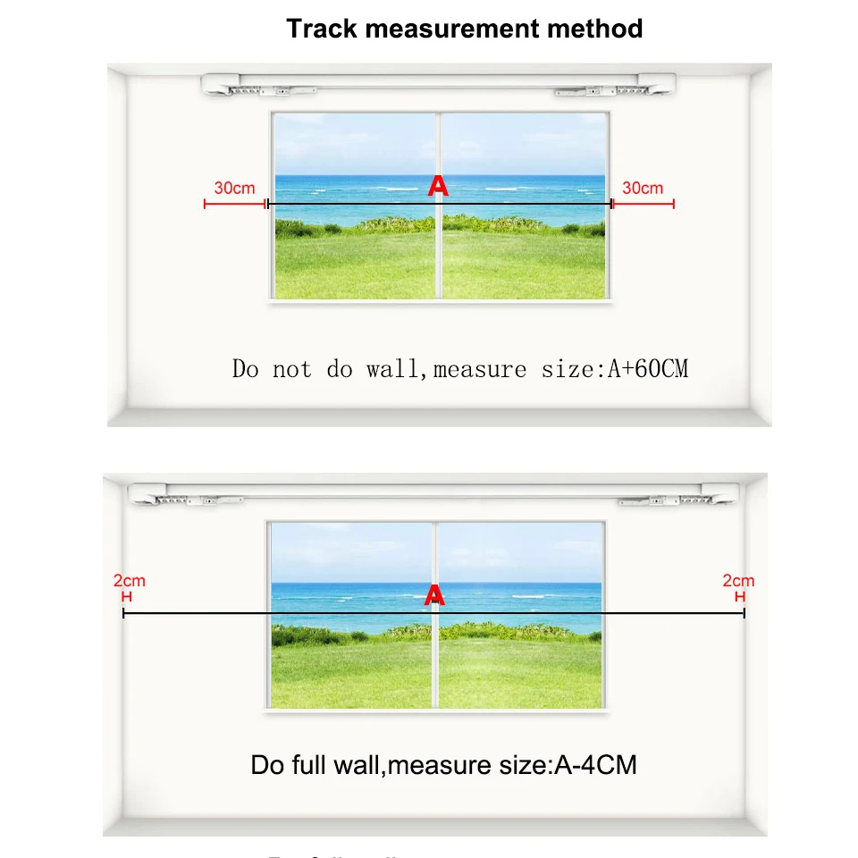 Customizable Super Quiet Curtain Track For Dooya Zigbee Motor A1/B1 motor Tuya Wifi Zigbee Motor Electric Curtain Rails
