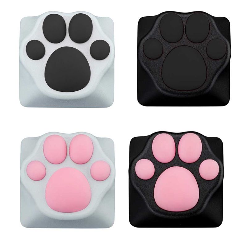 Cute ABS Silicone Cat Paw Keycap Cute ABS Silicone Cat Paw Keycap