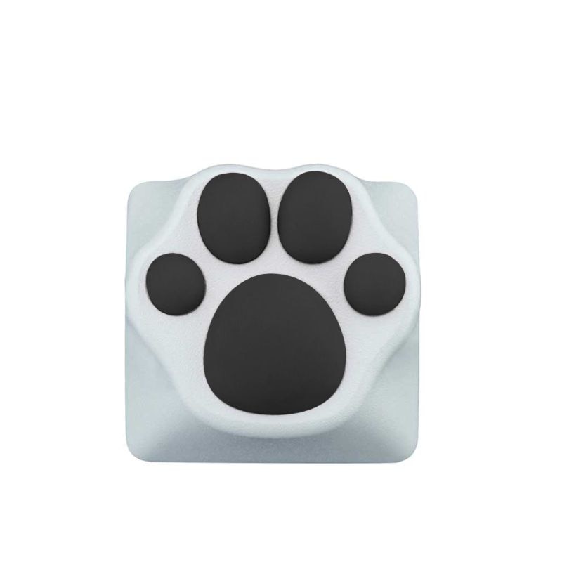 Cute ABS Silicone Cat Paw Keycap