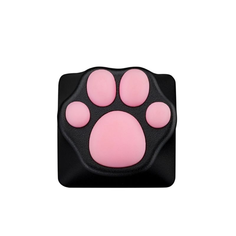 Cute ABS Silicone Cat Paw Keycap