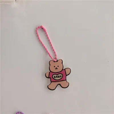 Cute Acrylic Cartoon Bear Keychain Cute Acrylic Cartoon Bear Keychain