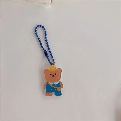 Cute Acrylic Cartoon Bear Keychain Cute Acrylic Cartoon Bear Keychain