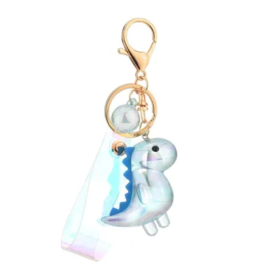 Cute Acrylic Dinosaur Keychain