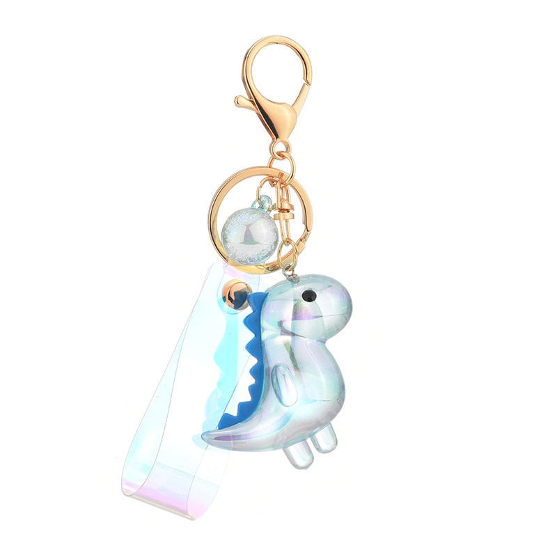 Cute Acrylic Dinosaur Keychain
