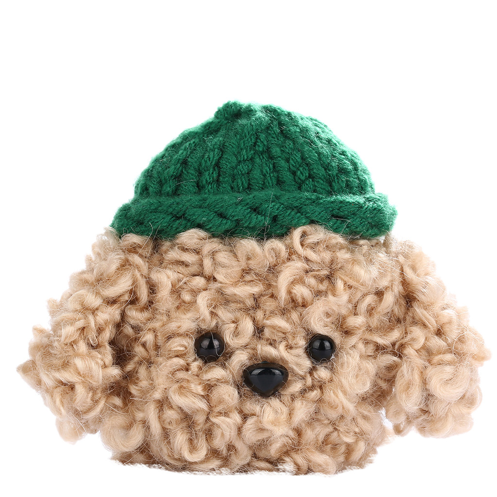 Cute Airpod Case Cover Knitted Dog Plush Cute Airpod Case Cover Knitted Dog Plush