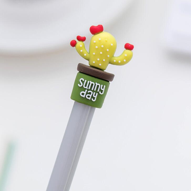 Cute and Colorful Cactus Gel Pens