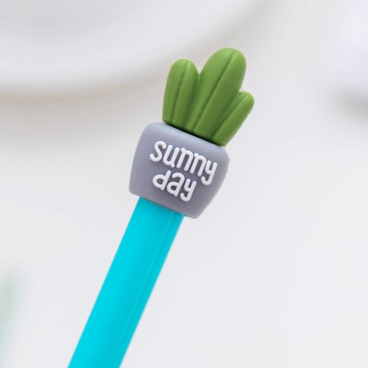 Cute and Colorful Cactus Gel Pens