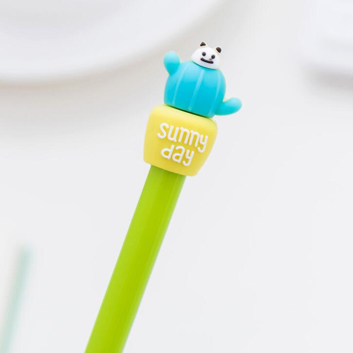 Cute and Colorful Cactus Gel Pens